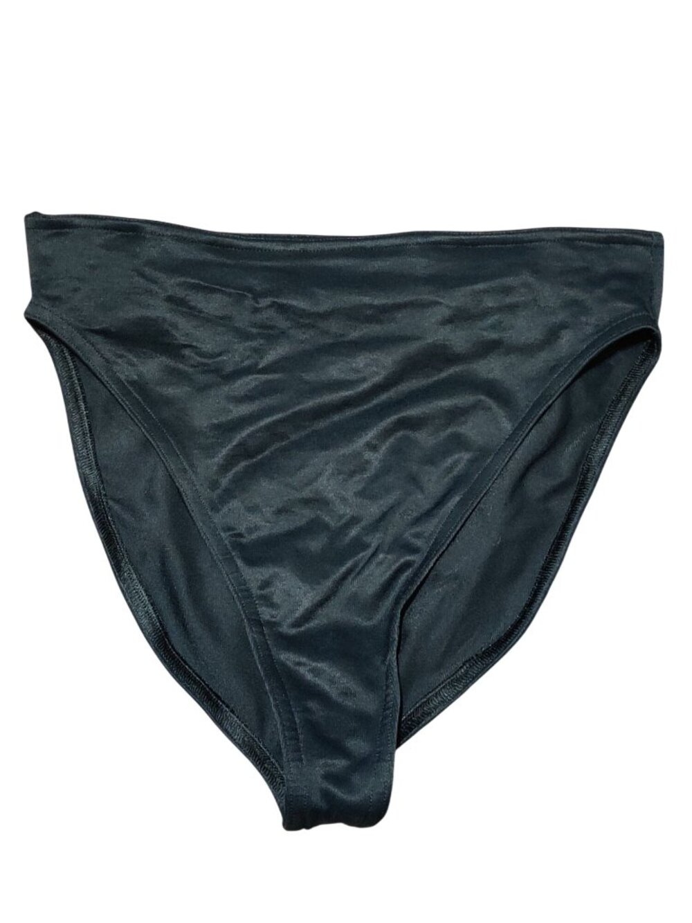 Body Slimmers Nancy Ganz Swim Bottom Sz L Black High Waist Full Coverage Vintage